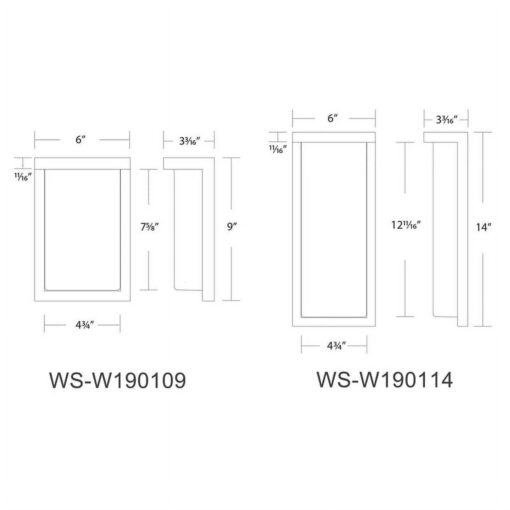 WAC Vega LED Wall Sconce WS-W - Image 2