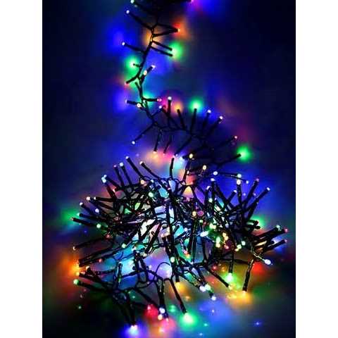 Lumineo 1512 LED Multi-Colored Cluster Lights Green Wire - Image 2
