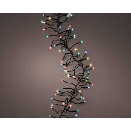 Lumineo 1512 LED Multi-Colored Cluster Lights Green Wire - Image 5