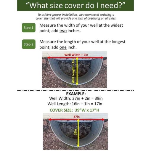 Window Well Supply just Cover It Window Well Cover - Image 5
