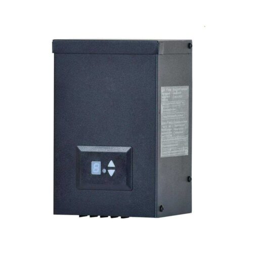 Portfolio 200-Watt 12-Volt Multi-Tap Landscape Lighting Transformer with Digital Timer & Dusk-to-Dawn Sensor 8201080416-1