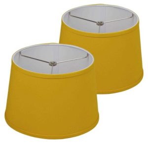 Fenchel Shades Top Diameter x Bottom Diameter x Height fabric Drum lampshade attachment
