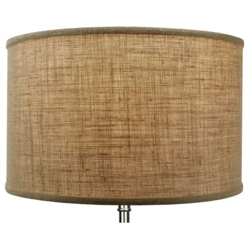 Fenchel Shades 18 in. Top Diameter x 18 in. Bottom Diameter x 12 Drum Lamp Shade 18-18-12-W-L-WHI - Image 4