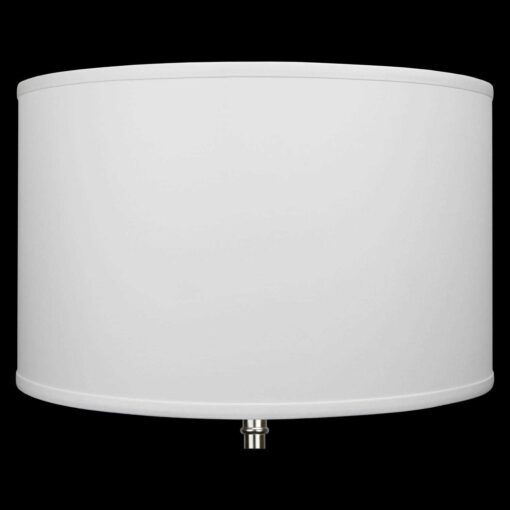 Fenchel Shades 18 in. Top Diameter x 18 in. Bottom Diameter x 12 Drum Lamp Shade 18-18-12-W-L-WHI - Image 4