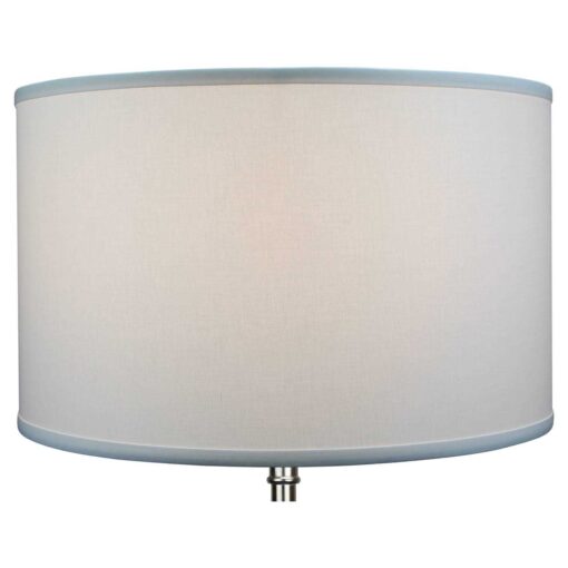 Fenchel Shades 18 in. Top Diameter x 18 in. Bottom Diameter x 12 Drum Lamp Shade 18-18-12-W-L-WHI - Image 5