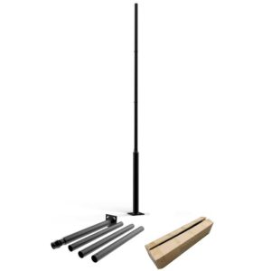 eLEDing Outdoor Universal Metal Light Post Pole EE-PL4m