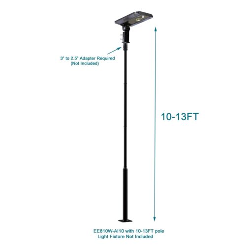eLEDing Outdoor Universal Metal Light Post Pole EE-PL4m - Image 4