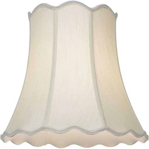 Imperial Shade Imperial Creme Scallop Bell Lamp Shade - Image 3