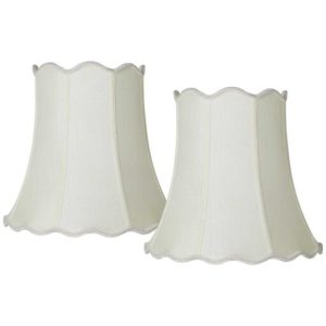 Imperial Shade Imperial Creme Scallop Bell Lamp Shade