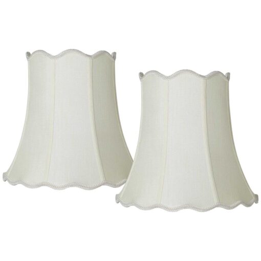 Imperial Shade Imperial Creme Scallop Bell Lamp Shade