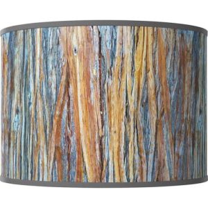 Giclee Glow Bark Giclee Round Drum Lamp Shade