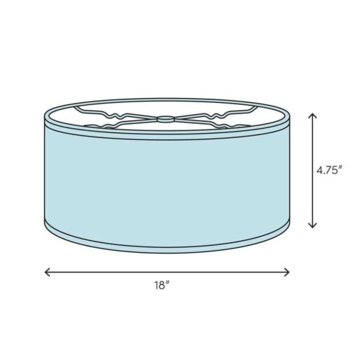 9 H Drum Pendant Shade Volume Lighting - Image 2