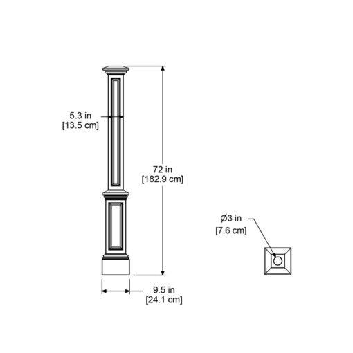 Mayne Signature Lamp Post - Image 5