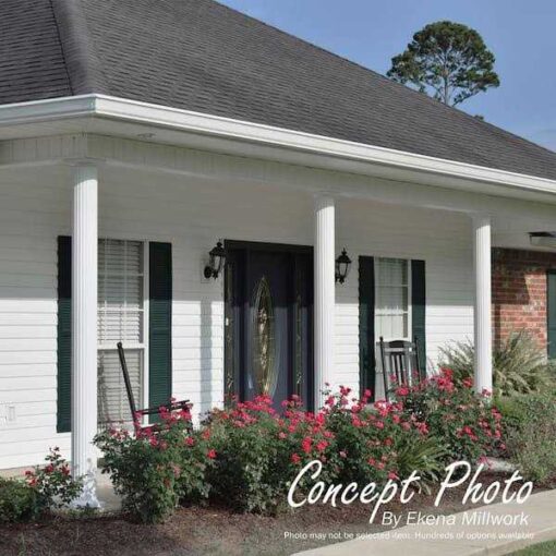 Endura Aluminum Style Column Square Shaft Load-Bearing Non-Tapered Textured Finish w - Image 3