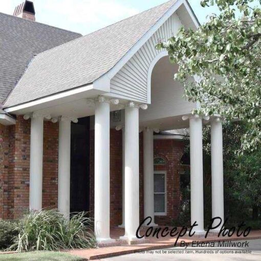 Endura Aluminum Style Column Square Shaft Load-Bearing Non-Tapered Textured Finish w - Image 3