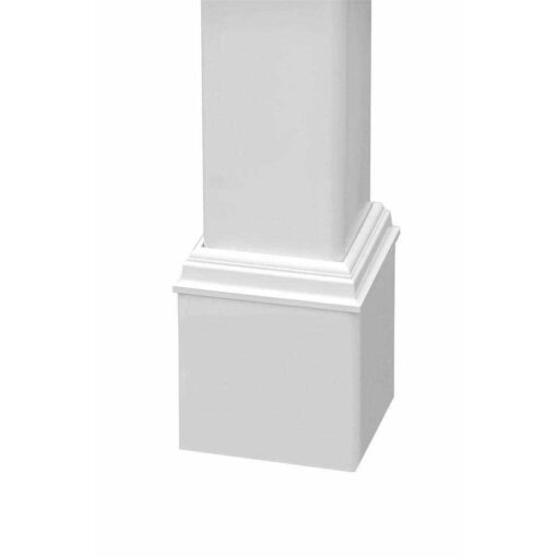 Vita 6L x 6W x 74H Portsmouth Vinyl Lamp Post VA94430 - Image 2