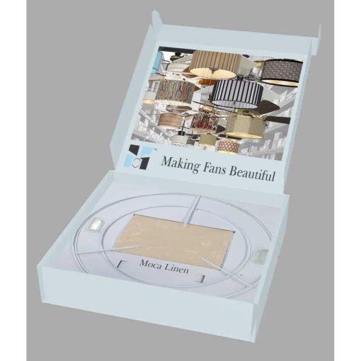 Fantastic Shade Clips Ceiling Fan Lampshade Complete Bundle. Linen - Image 3