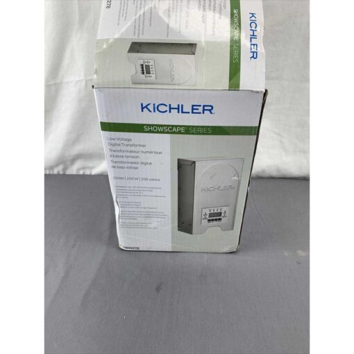 Kichler 200-Watt 12-Volt Multi-Tap Landscape Lighting Transformer with Digital Timer