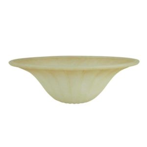 Aspen Creative 23092-01 Amber Transitional Style Replacement Torchiere Glass Shade