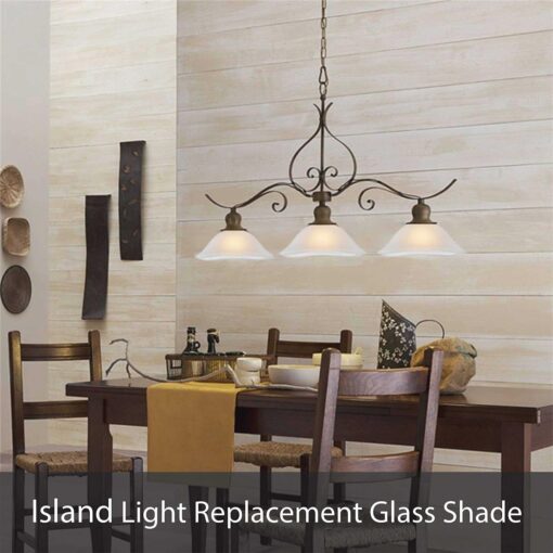 Aspen Creative 23092-01 Amber Transitional Style Replacement Torchiere Glass Shade - Image 2