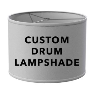 Fenchel Shades Fully Customizable Drum Lampshade with Washer Hardware for Lamps with Harps. Virtually Any Size or Color. Custom Made