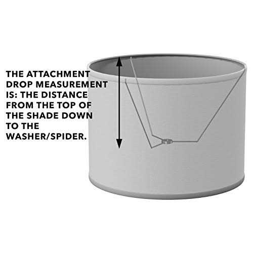 Fenchel Shades Fully Customizable Drum Lampshade with Washer Hardware for Lamps with Harps. Virtually Any Size or Color. Custom Made - Image 2