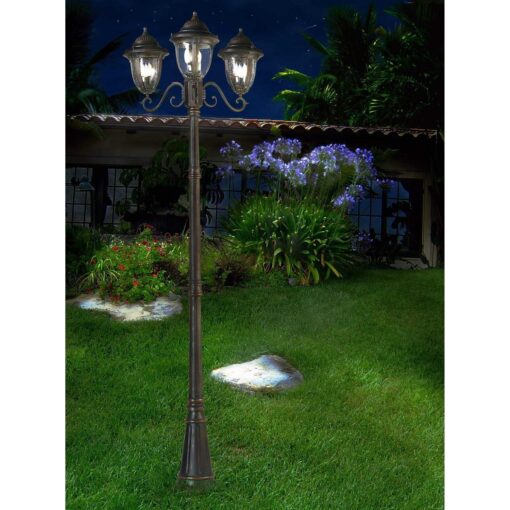 John Timberland Hepworth Bronze 76 3/4 High Post and Cap Base - Image 2