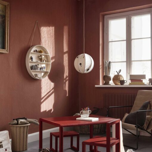 ferm LIVING The Park Embroidered Textile Lampshade - Image 5