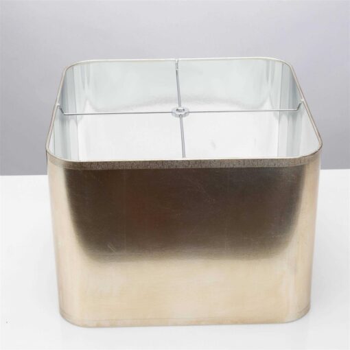 Versace Square Antique Foil Shade Lamp Shade - Image 4