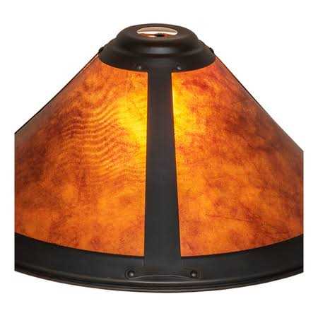 Meyda Tiffany Sutter Shade in Amber Mica - Image 3