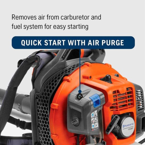 Husqvarna 150BT Gas Backpack Leaf Blower - Image 2