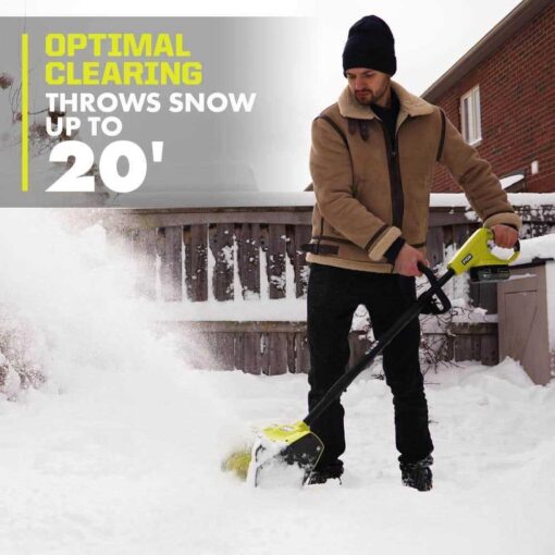 Ryobi ONE+ 18V 10 in. Single-Stage Cordless Electric Snow Shovel - Image 4