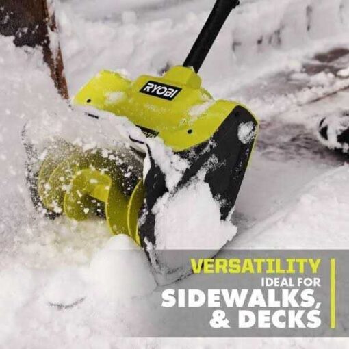 RYOBI ONE+ 18V 10 in. Cordless Electric Snow Shovel with 4.0 Ah Battery and Charger - Image 2