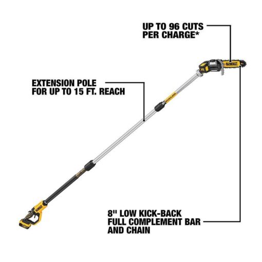 DEWALT 20V Max XR Cordless Pole Saw - Image 2