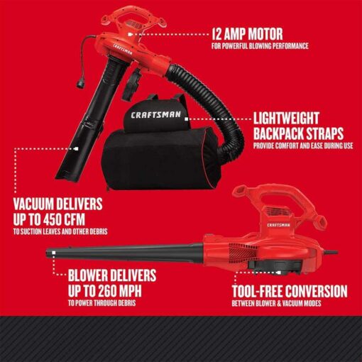 Craftsman Corded Blower/Vacuum/Mulcher - Image 2