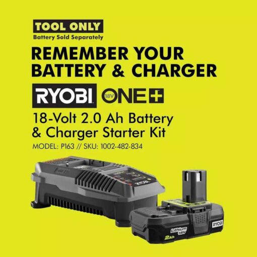 Ryobi 18-Volt ONE+ Cordless Compact Workshop Blower - Image 2