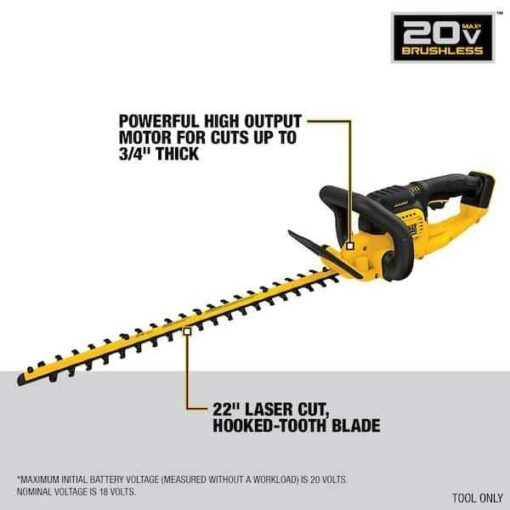DEWALT 20V MAX Hedge Trimmer DCHT820B - Image 3