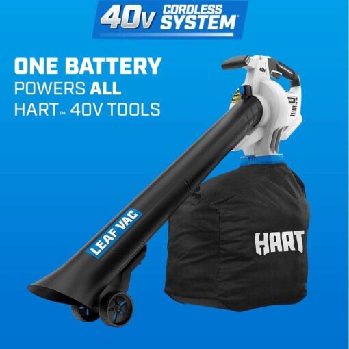 Hart 40V Cordless Leaf Vacuum Kit - Image 3