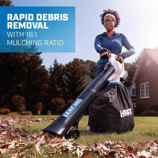 Hart 40V Cordless Leaf Vacuum Kit - Image 5