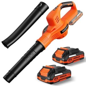 Leaf Blower Cordless with 2 Batteries and Charger 150MPH Handheld Electric Speed Mode