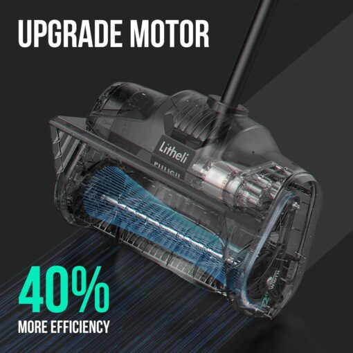 Litheli Cordless Snow Shovel 20V 12-Inch Battery Powered Snow Thrower - Image 4