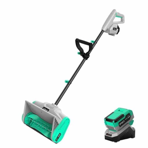Litheli Cordless Snow Shovel 20V 12-Inch Battery Powered Snow Thrower