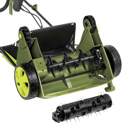 Sun Joe AJ801E Electric Lawn Dethatcher with Collection Bag - Image 3