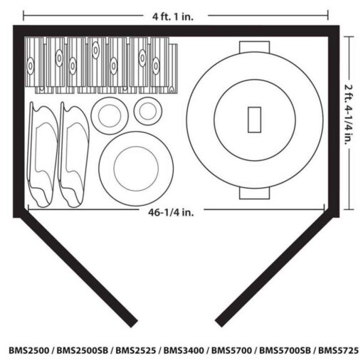 Suncast Horizontal Shed Service Part - Image 5