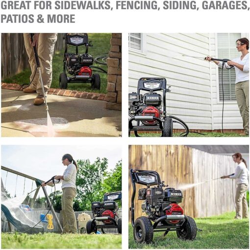 Simpson Clean Machine CM61083 3400 PSI 2.5 GPM Cold Water Pressure Washer - Image 4