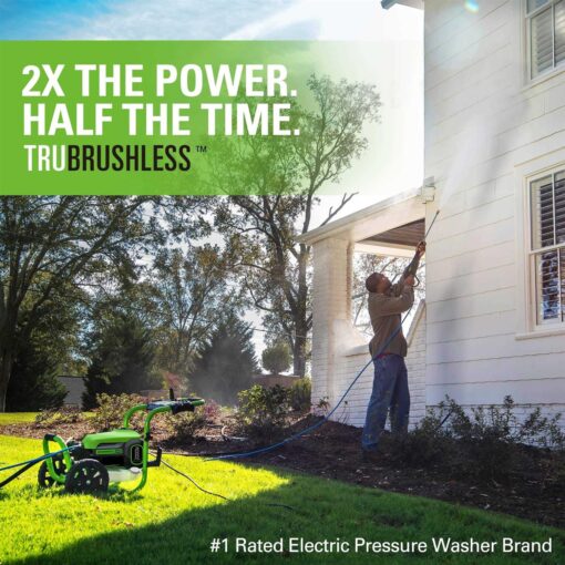 Greenworks 3000-PSI 2.0 GPM Electric Pressure Washer - Image 5