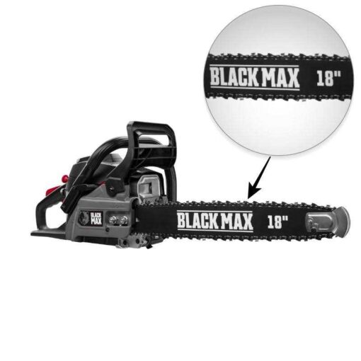 Black Max 18-inch Gas Chainsaw 38cc 2-Cycle Engine - Image 3