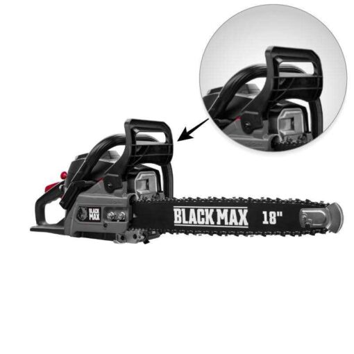 Black Max 18-inch Gas Chainsaw 38cc 2-Cycle Engine - Image 4