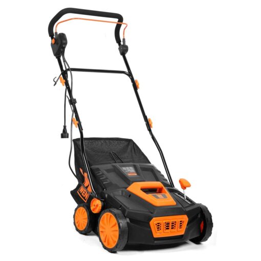 WEN 15-Inch 13-Amp 2-in-1 Electric Dethatcher and Scarifier with Collection Bag - Image 3