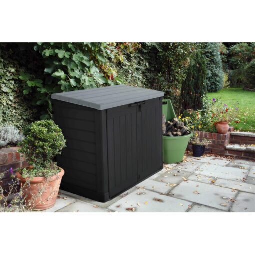 Keter Store-It-Out Prime Outdoor Resin Horizontal Storage Shed - Image 2